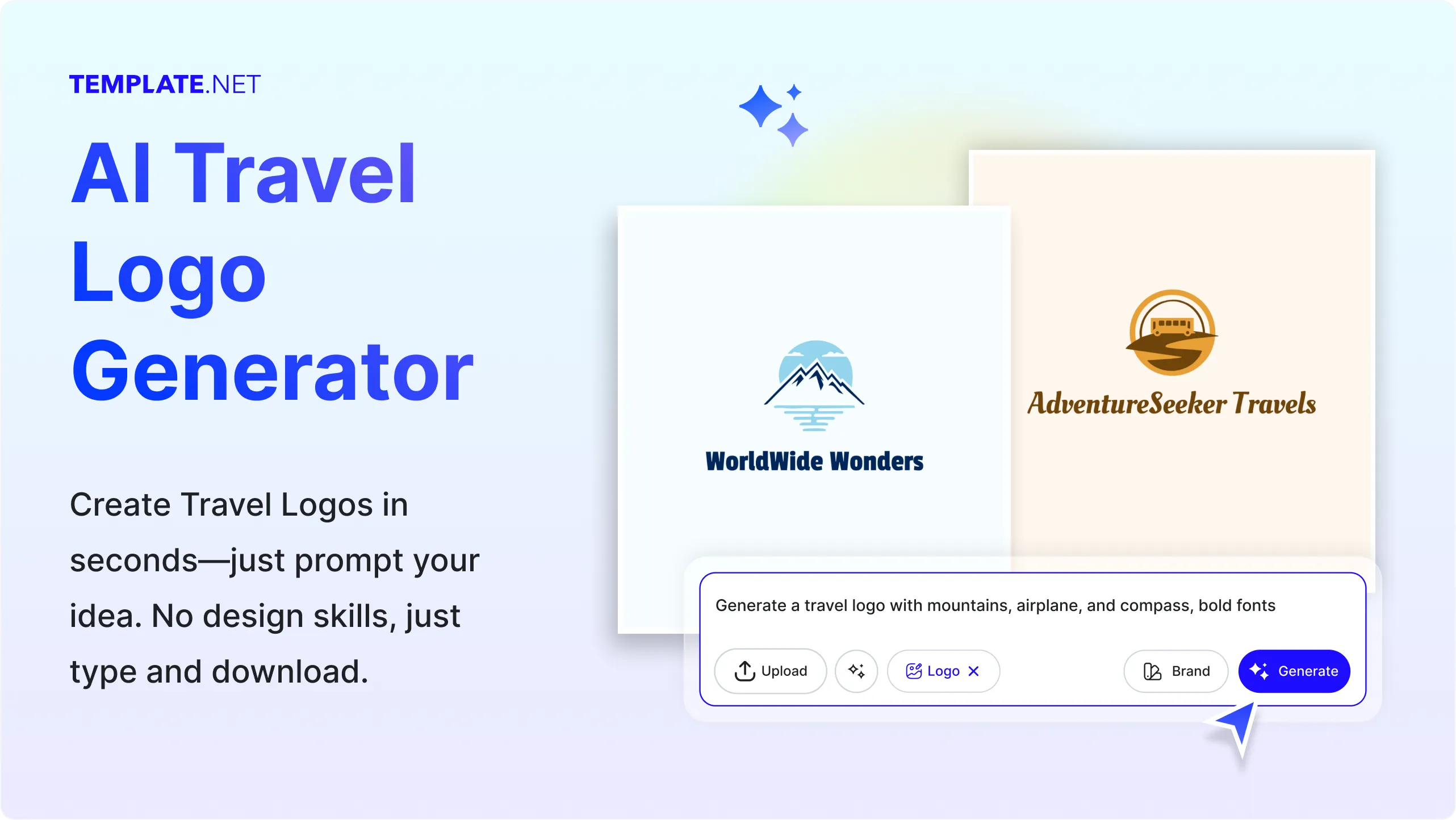Free AI Travel Logo Generator, Free AI Travel Logo Maker Online
